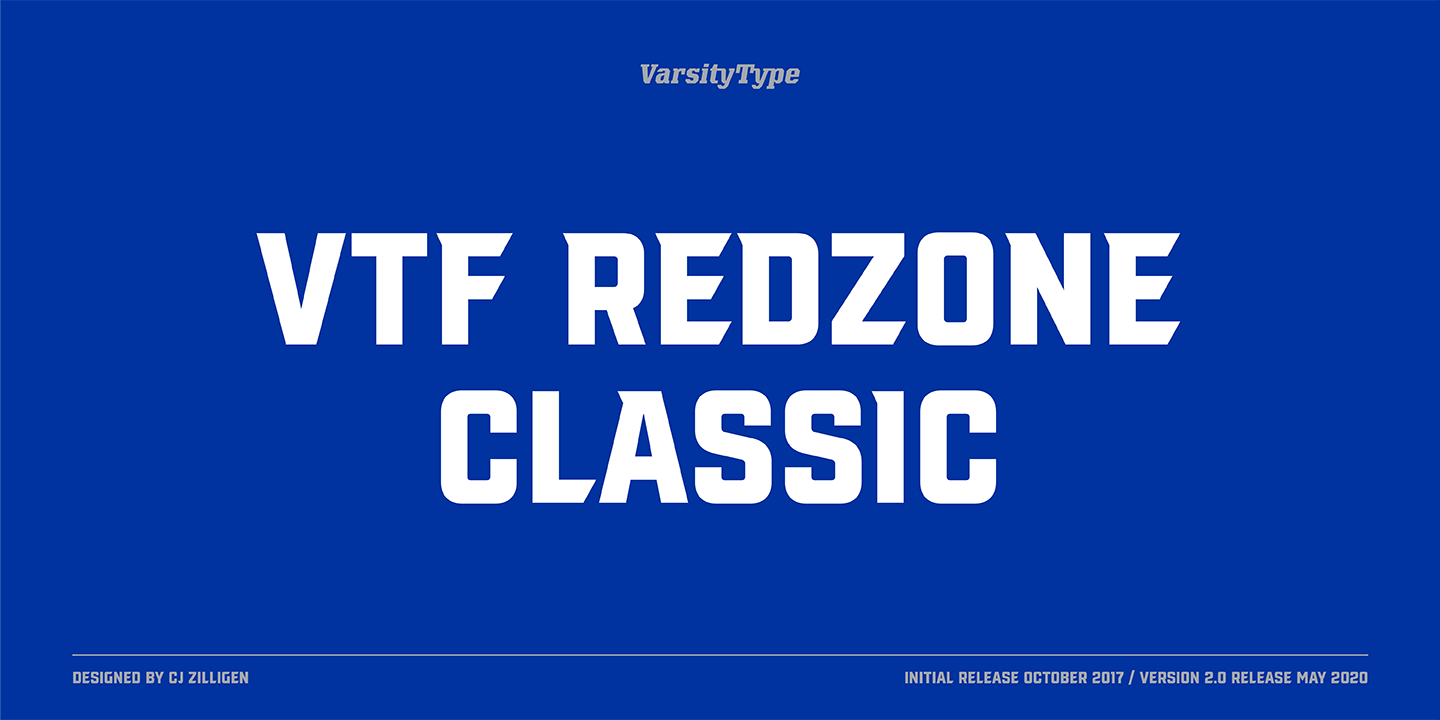 VTF Redzone Classic Font